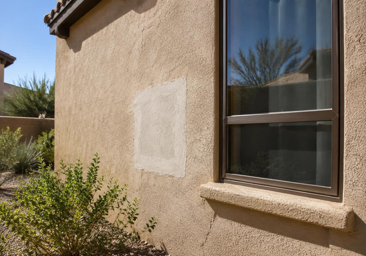 Stucco work in a Lake Havasu home
